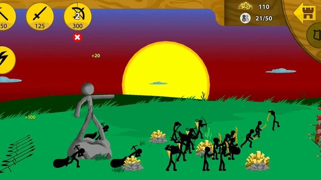 Stick War:Legacy-уничтожаю статую копьетона смотреть онлайн