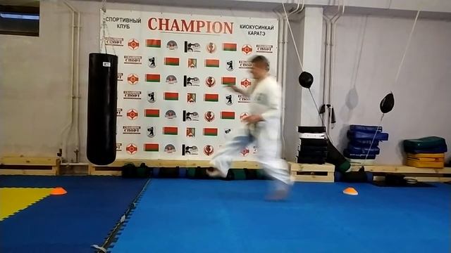 Видеотренировка N3, для младшей группы (6-9 лет), оранжевых и синих поясов.