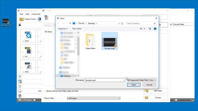 Convert MP4 to AVI Absolutely Free on Windows Step by Step using Format Factory смотреть онлайн