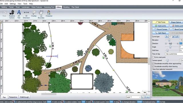 Урок 5. Розміщення камер та відеопрогулянка (RealTime Landscaping Architect 2016) смотреть онлайн
