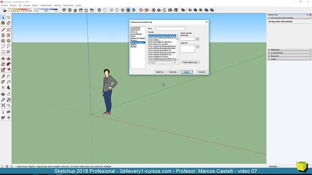 Sketchup 2018 - 07 atajos de teclado métodos abreviados смотреть онлайн