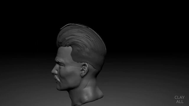 Gellert Grindelwald Sculpture Timelapse - Zbrush Portrait Fantastic Beasts 2 смотреть онлайн