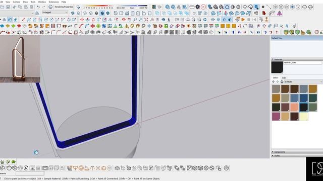 TABLE LAMP - SKETCHUP & VRAY смотреть онлайн