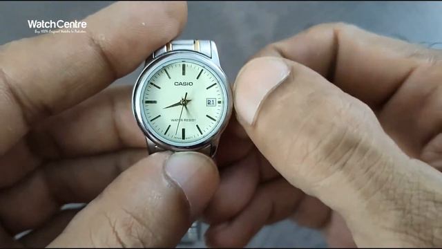 Casio LTP-V002SG-9A Ladies Analog Quartz Wrist Watch in Two Tone Chain & Analog Dial Review смотреть онлайн