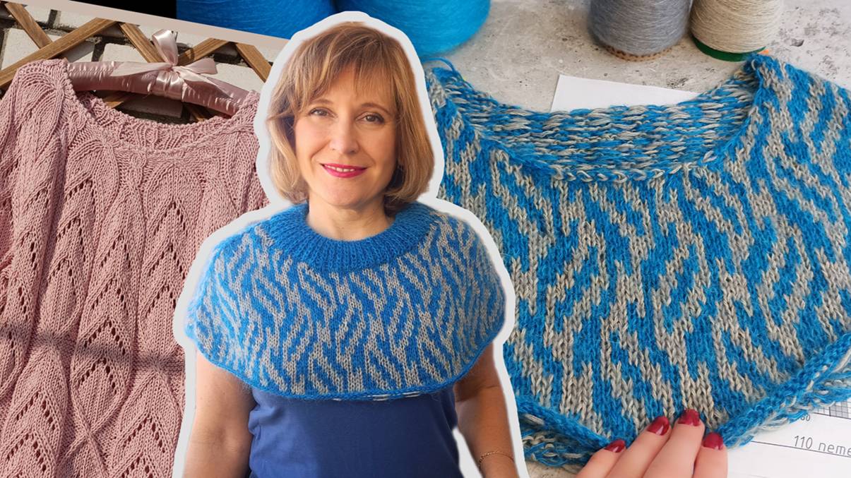 Процесс нестандартной модели джемпера + готовая работа