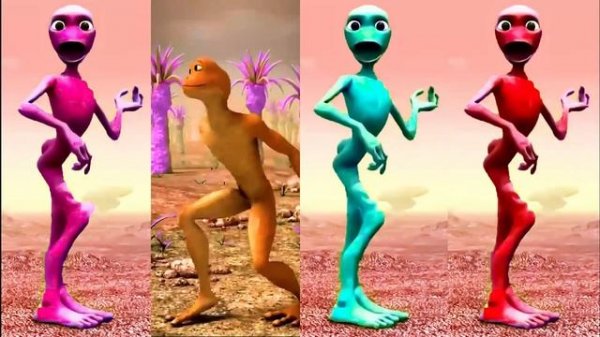 Dame Tu Cosita 2025 Дама ту косита Танцующий инопланетянин или Crazy Frog vs Сумасшедшая лягушка