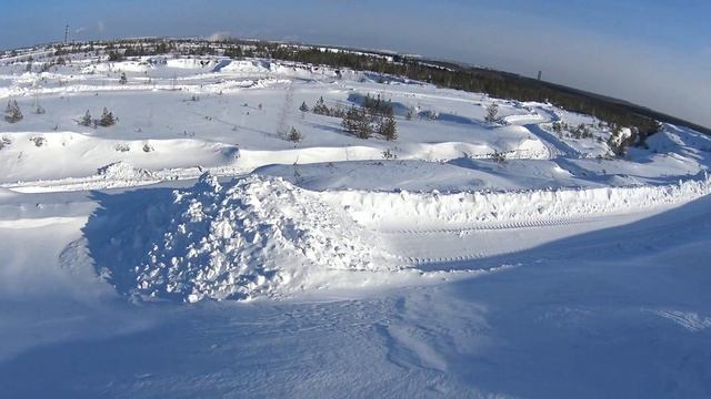 Питбайк гусеница Pitbike Snow Пыльные ветра