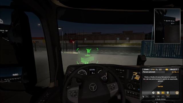 ETS2: O altă parcare la rampă pe timp de noapte смотреть онлайн