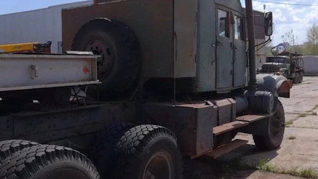 Как из армейского КрАЗ, сделать седельный тягач для дальнобойщиков? смотреть онлайн