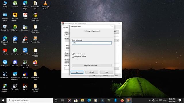 How To Convert ANY File into RAR or ZIP File with Password Protected. смотреть онлайн