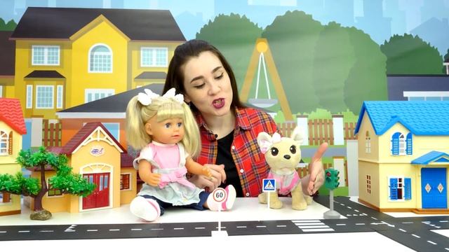 Беби Бон и правила дорожного движения для детей. Учимся с игрушками! Игры в куклы Как Мама смотреть онлайн