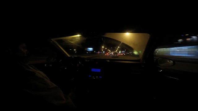 Gopro Hero 4 BE timelapse night road смотреть онлайн