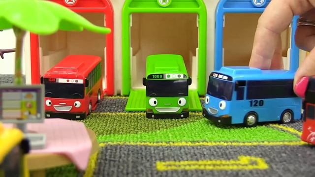 Видео про машинки: Автобус Тайо! Тест. Игрушки для детей смотреть онлайн