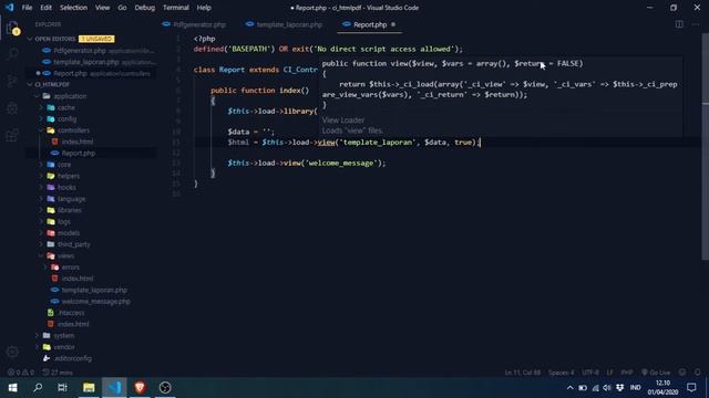 Membuat Laporan PDF Dari HTML Menggunakan CodeIgniter смотреть онлайн