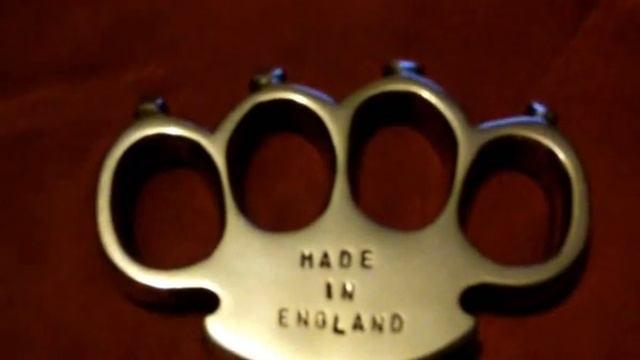 Hand Made Solid Brass Knuckle Duster смотреть онлайн