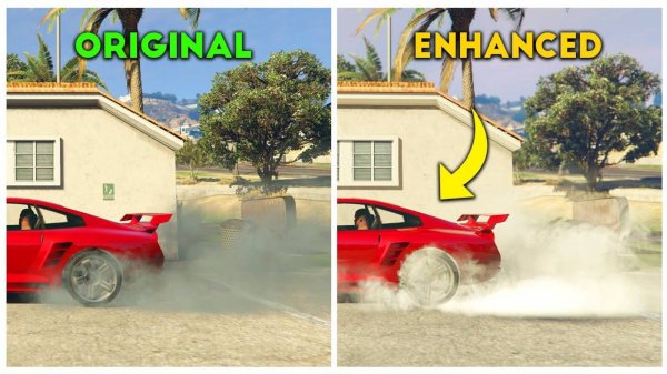 GTA V ORIGINAL vs ENHANCED - Сравнение деталей!