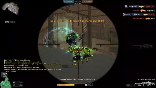 Crossfire NA (West) - Barrett M82A1- Bolt - Hero Mode X - Zombie V4 смотреть онлайн