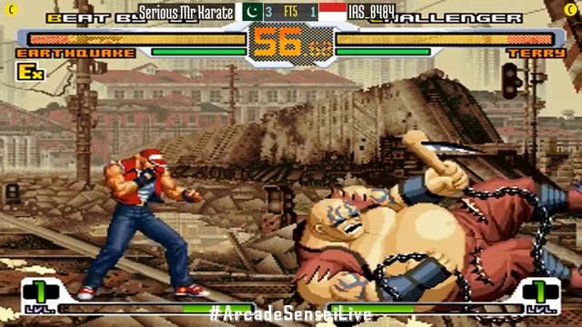 FT5 svcsplus: Serious Mr Karate PK vs IAS_8484 ID SNK vs Capcom svc Fightcade Apr 22