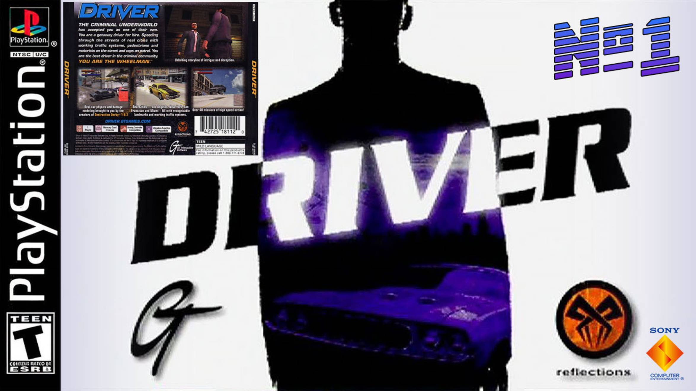 ⭐26 ЛЕТ НАЗАД RETRO GAMING PS1 DRIVER (ВОДИЛА) 1999 & Часть 1 - ОГРАБЛЕНИЕ БАНКА 🚘🚔 смотреть онлайн