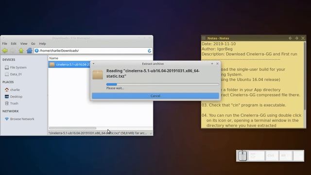 Cinelerra GG: Download and first run смотреть онлайн