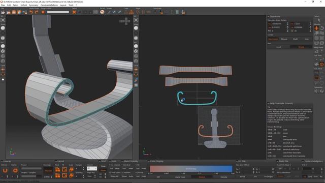 UVW Unwrapping of the Custom Chair with Unfold3D смотреть онлайн