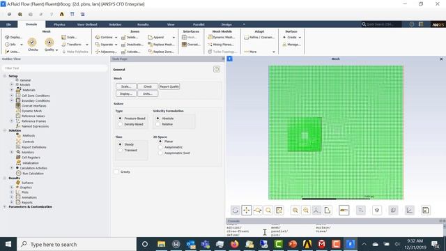 Overset Mesh Example in ANSYS Fluent смотреть онлайн