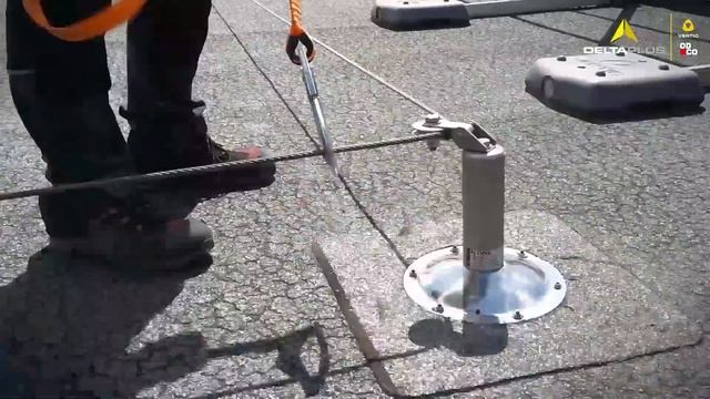 DELTA PLUS SYSTEMS – Horizontal cable lifeline system - BATILIGNE смотреть онлайн