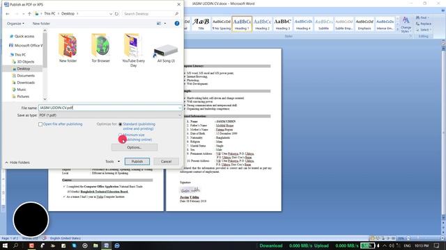 How To Convert A Word Document To PDF For Free | PDF To Word File And PDF To Word File Easy Way