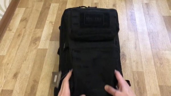 Рюкзак Laser Cut Assault Sturm Mil – Tec, Black, 36 литров Германия