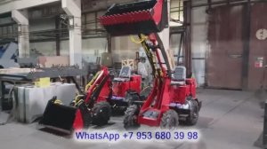 Самодельный минитрактор минипогрузчик. Своими руками.