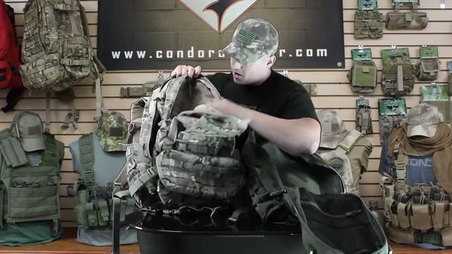 Condor Outdoor Details 125 3 Day Assault Pack & 169 Convoy Outdoor Pack смотреть онлайн