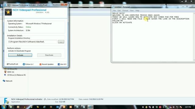 HOW TO ACTIVATE NCH VIDEOPAD IN FREE смотреть онлайн