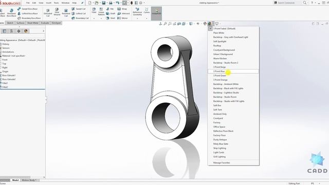 SolidWorks Tutorial for Beginners #74 - How to Change SolidWorks Scene смотреть онлайн
