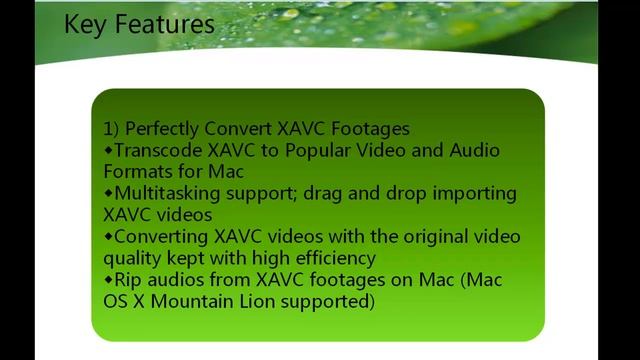 XAVC converter for mac convert Sony PMW-F5/F55 xavc to ProRes 422 mov смотреть онлайн