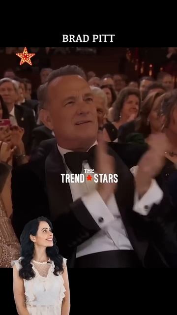 Brad Pitt being applauded at the Oscars ceremony(720P_HD) смотреть онлайн