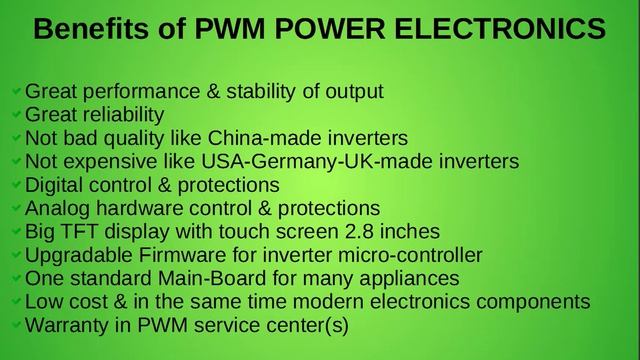 SOLAR POWER ELECTRONICS START UP. Video presentation of the PWM смотреть онлайн