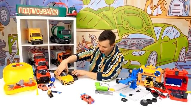 Игры машинки - У СОНИКА новая Тачка! Мастер Фёдор чинит игрушки из мультфильма! Видео для детей смотреть онлайн