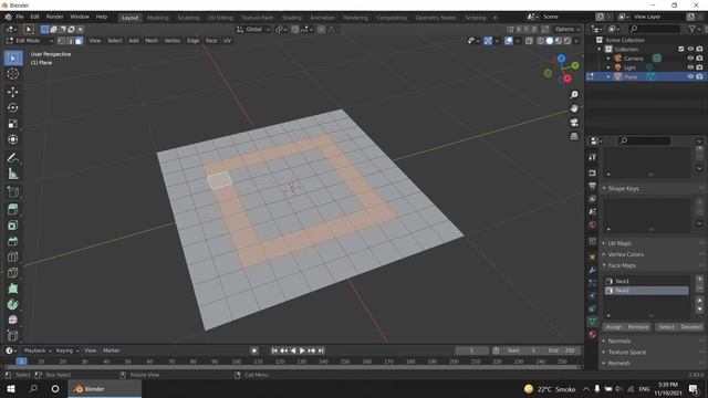 Face Maps - Object Data Properties in Blender смотреть онлайн