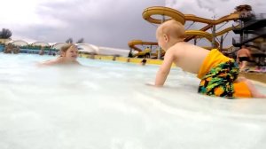 Анапа. Аквапарк "Золотой пляж" с детьми.