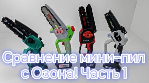 Сравнение мини пил с озона: Rokodil Cutter Pro, REDVERG RD-C18BLK, BILDR и Mihoto 1801. Часть 1