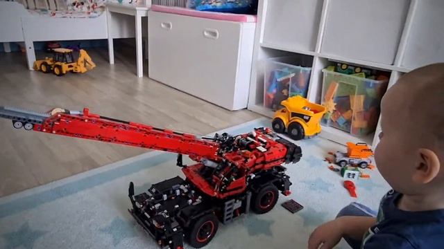 lego technic подъемный кран 42082 смотреть онлайн