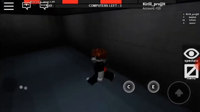 Монстр меня поймал в Roblox