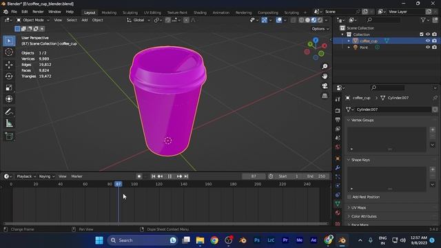 How to Delete a Animation Keyframe in Blender Software [easy] смотреть онлайн