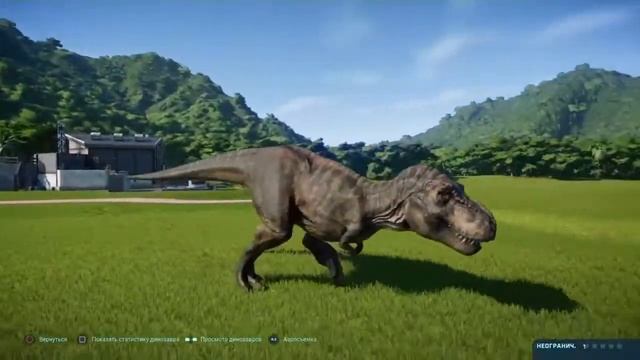 ВСЕ ОБЛИКИ НА ТИРАНОЗАВРА В ИГРЕ Jurassic World Evolution смотреть онлайн