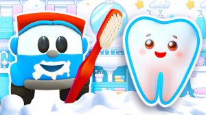 Песенки для детей – Умываемся с Левой! Музыкальные мультики Грузовичок Лева – Сборник