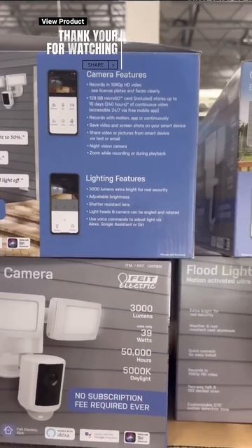 Flood Light Camera With Motion Sensor- Feit Electric Quick Connect Easy 3 Step In,#Shorts#JennaVlog смотреть онлайн