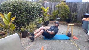 4th & 5th grade P.E. core strength/balance with Marc