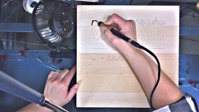 How To Wood Burn Letters By Pyrocrafters
