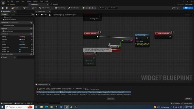 18 - Widget Graph Editor Mode Debugging смотреть онлайн