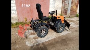 Минитрактор переломка.